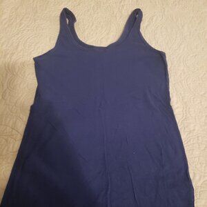 No Boundaries tank top - Large (11-13) Junior slim fit.  Navy.